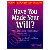 Have You Made Your Will? - US (w/ CD ROM)