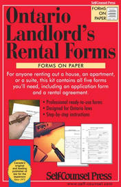 Landlord's Rental Forms - Ontario (Paper)