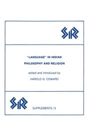 Language in Indian Philosophy and Religion