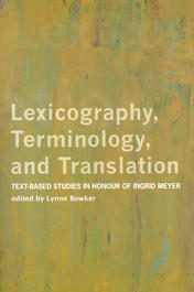 Lexicography, Terminology, and Translation