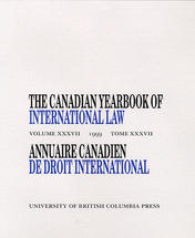 The Canadian Yearbook of International Law, Vol. 44, 2006