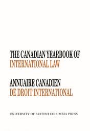 The Canadian Yearbook of International Law, Vol. 47, 2009