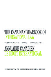 The Canadian Yearbook of International Law, Vol. 48, 2010