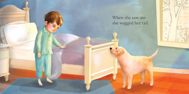 Illustration from The Dog, by Helen Mixter and Margarita Sada