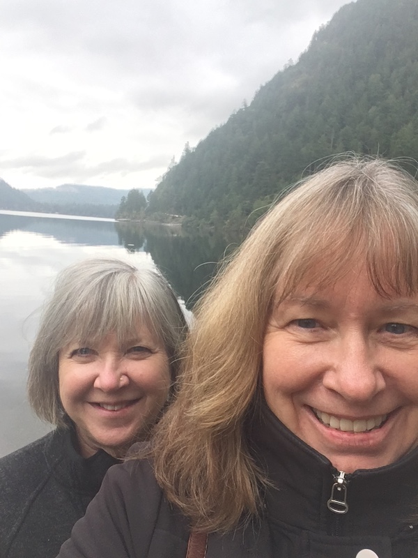 Selfie of Deborah Hodge and Karen Reczuch